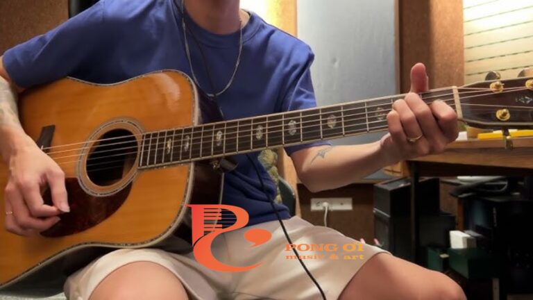 Các phím trên đàn guitar