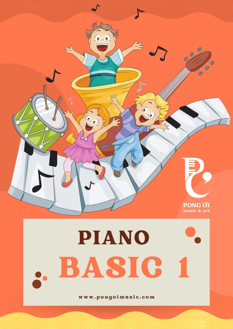 các khóa học đàn piano cho trẻ em tại Pong Ơi Music & Art